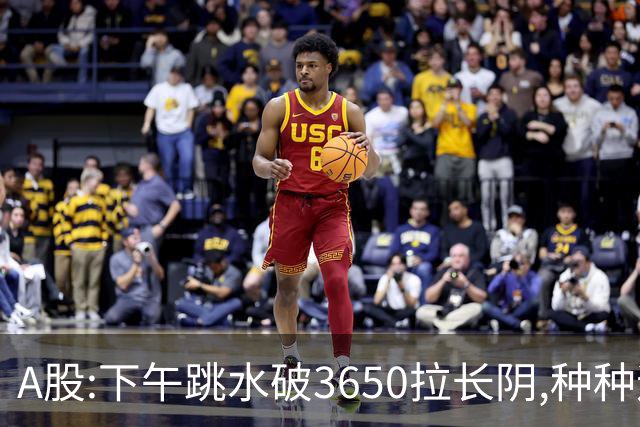 A股:下午跳水破3650拉长阴,种种迹象表明,A股C浪调整已重启了吗?